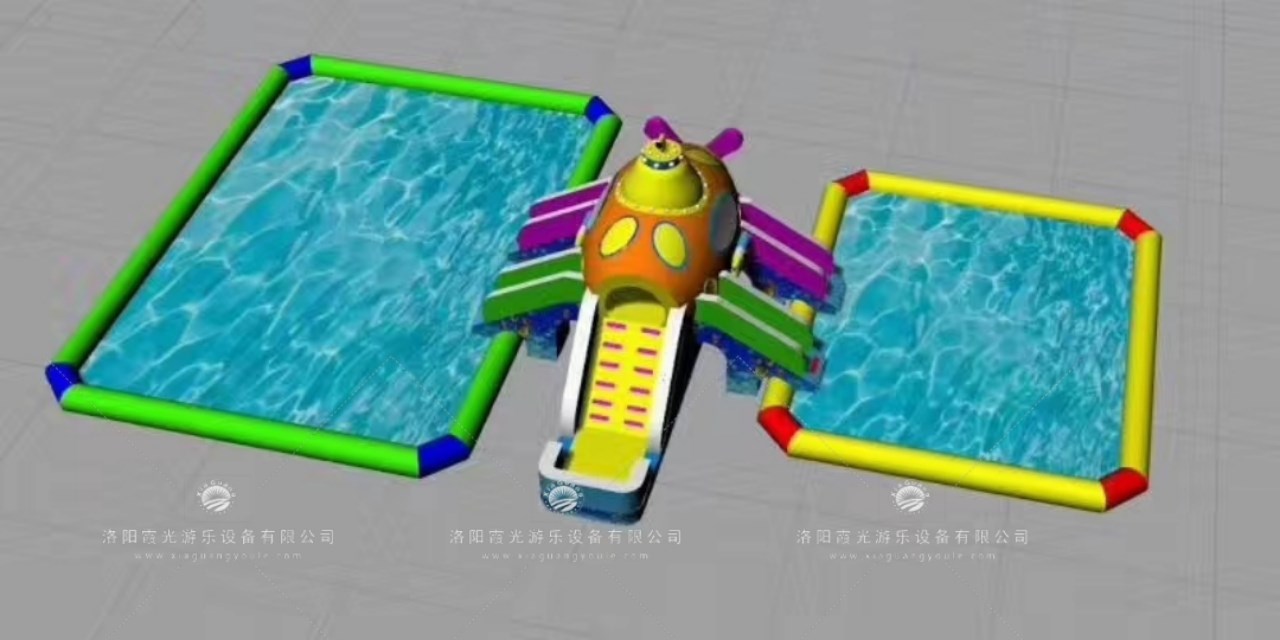 四平深海潜艇儿童乐园充气游泳池